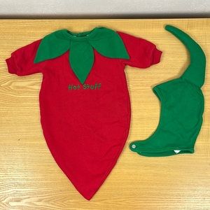 Chili Pepper, infant costume.